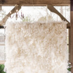 The Isla Flower Wall — faux flower wall rental by September Tree