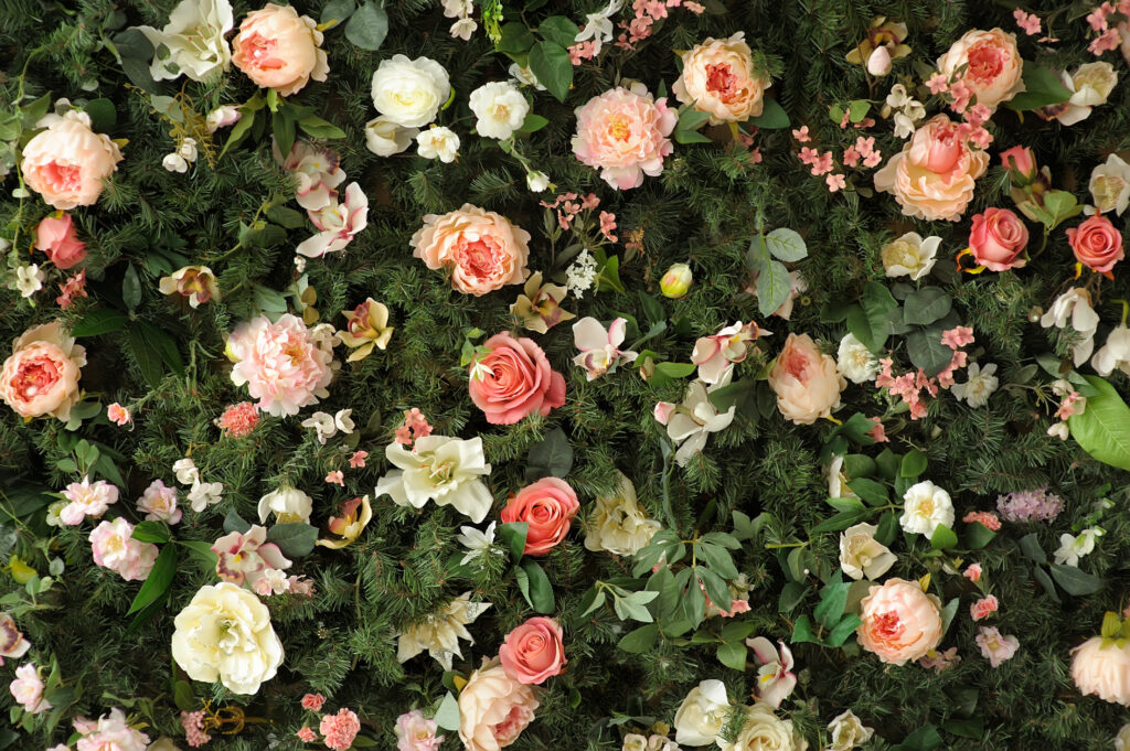 flower wall rental cost atlanta